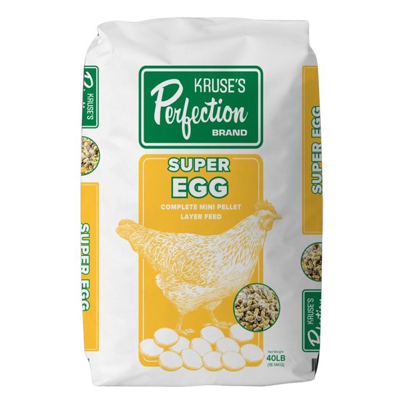 Kruse’s Perfection Super Egg Complete Mini Pellet Layer Feed 40lb