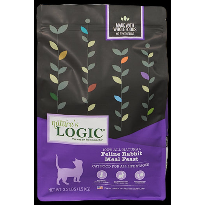 Nature’s Logic Rabbit Dry Cat Food 7.7lb