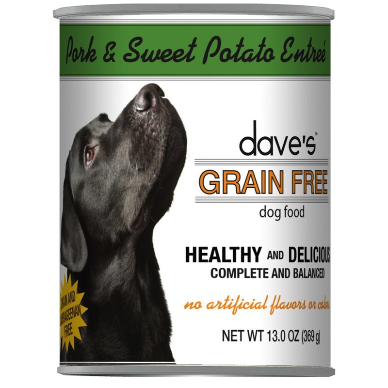 Dave’s Pet Food Grain Free Wet Dog Food – Pork & Sweet Potato – 13oz Can