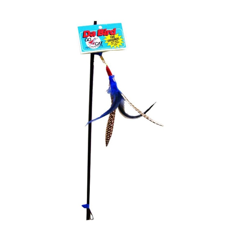 GO CAT FEATHER TOYS The Original Da Bird with Rod