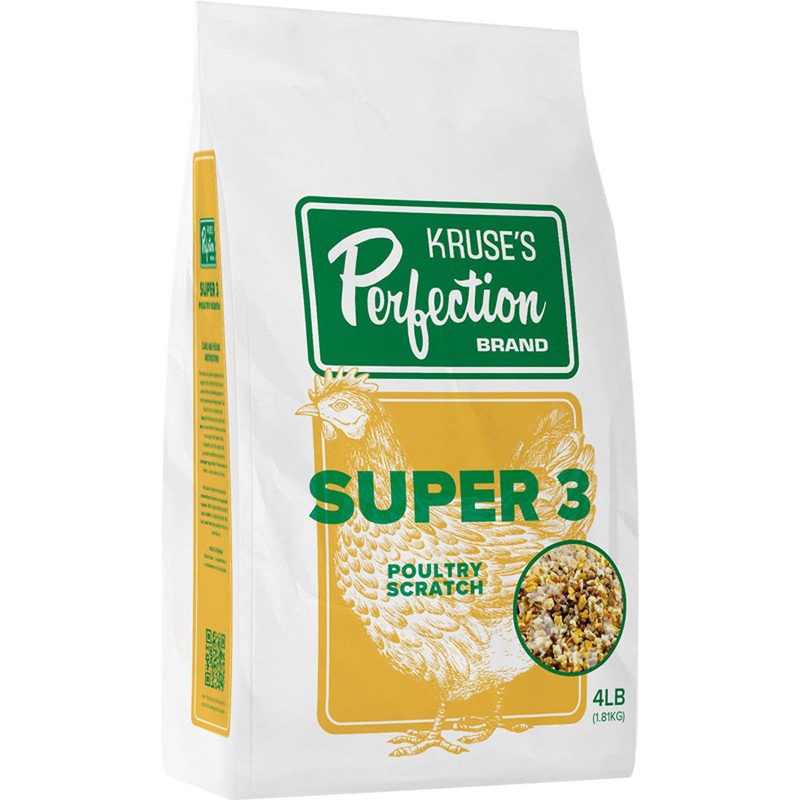 Kruse’s Perfection Super 3 Poultry Scratch 4lb