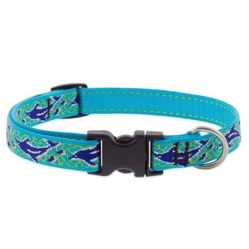 Lupine Collar 3/4 Wide x 15-25 Neck Size Dolphin Bay