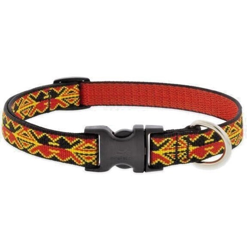 Lupine Collar 3/4 Wide x 9-14 Neck Size Monarch Red