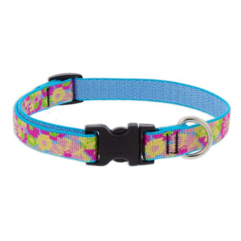 Lupine Martingale Collar 1 Wide x 19-27 Neck Size Cottage Garden