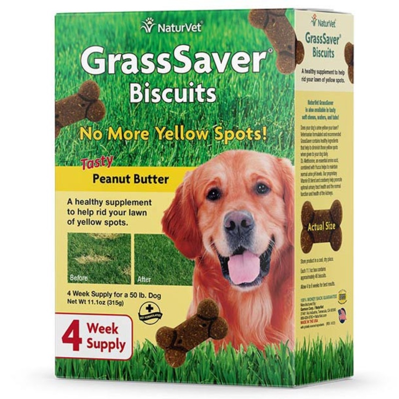 NaturVet GrassSaver Biscuits for Dogs 11oz