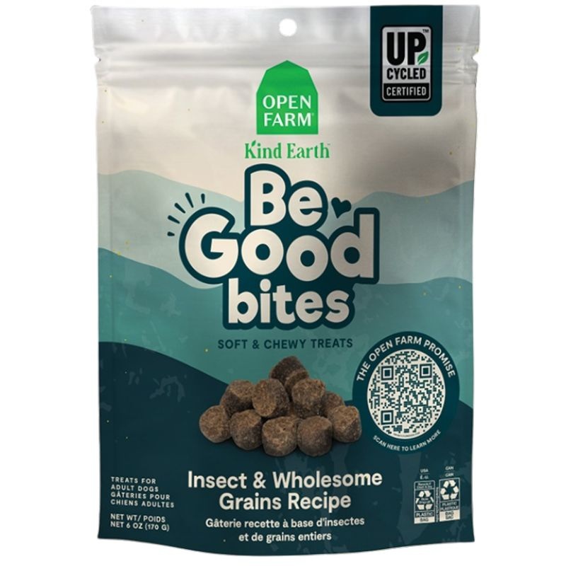 Open Farm Be Good Bites Insect & Wholesome Grain Dog Treats 6oz