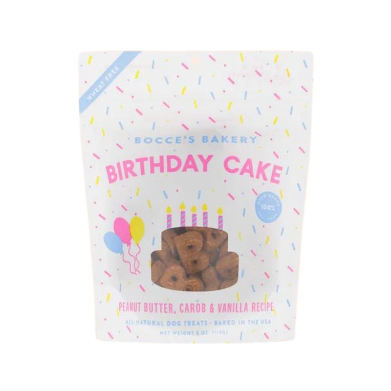 Bocce’s Bakery Birthday Cake Biscuits for Dogs 5oz