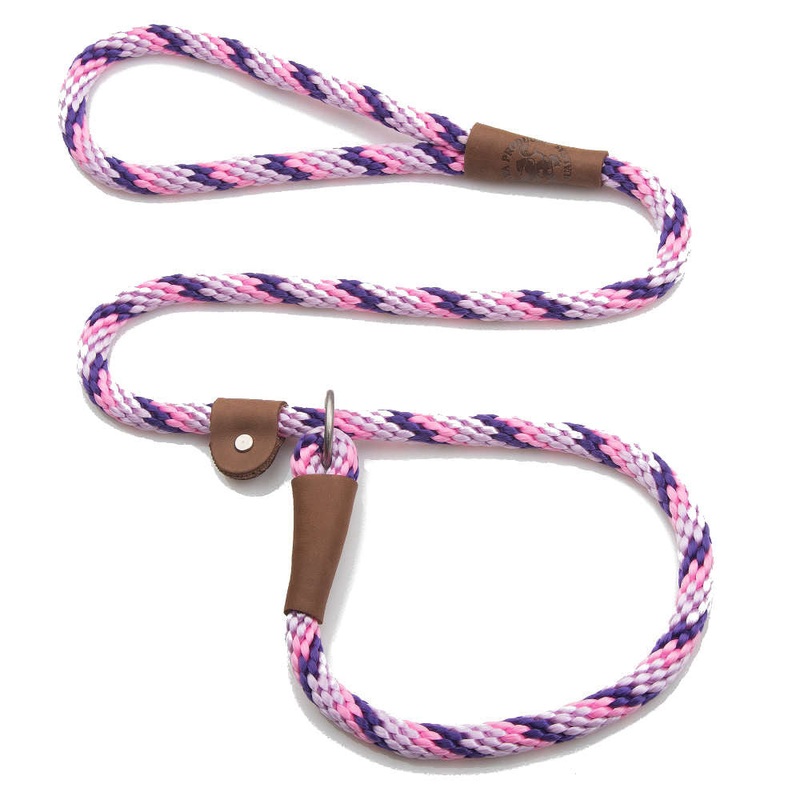 Mendota Products Dog Slip Leash 1/2 X 6′ Pink Chocolate