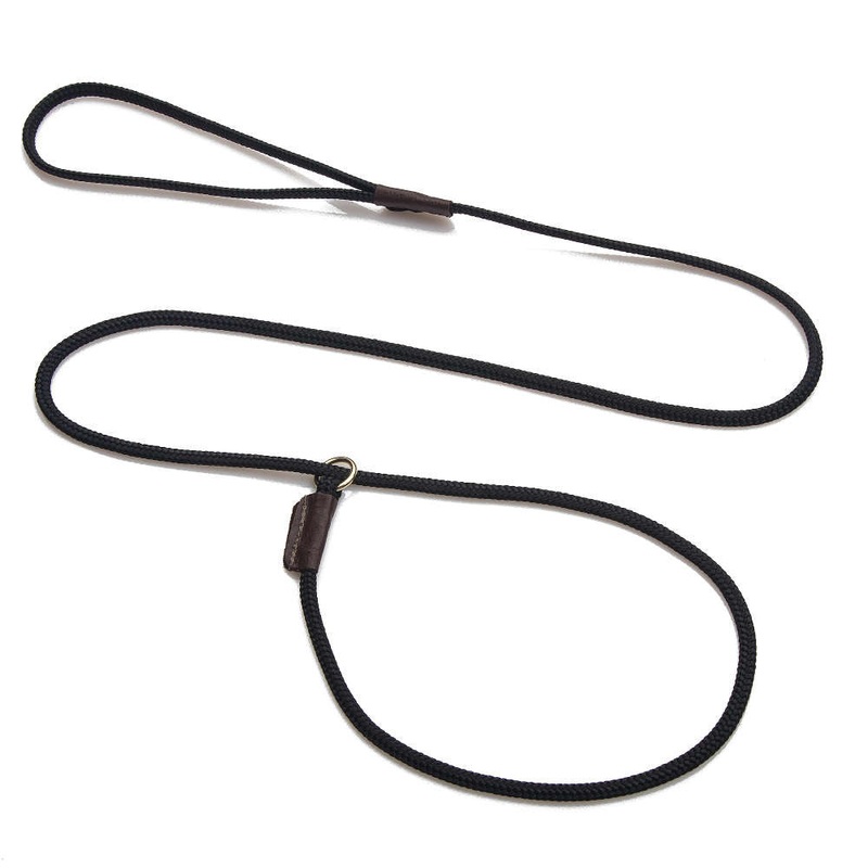 Mendota Products Show Slip Leash 54 Brown