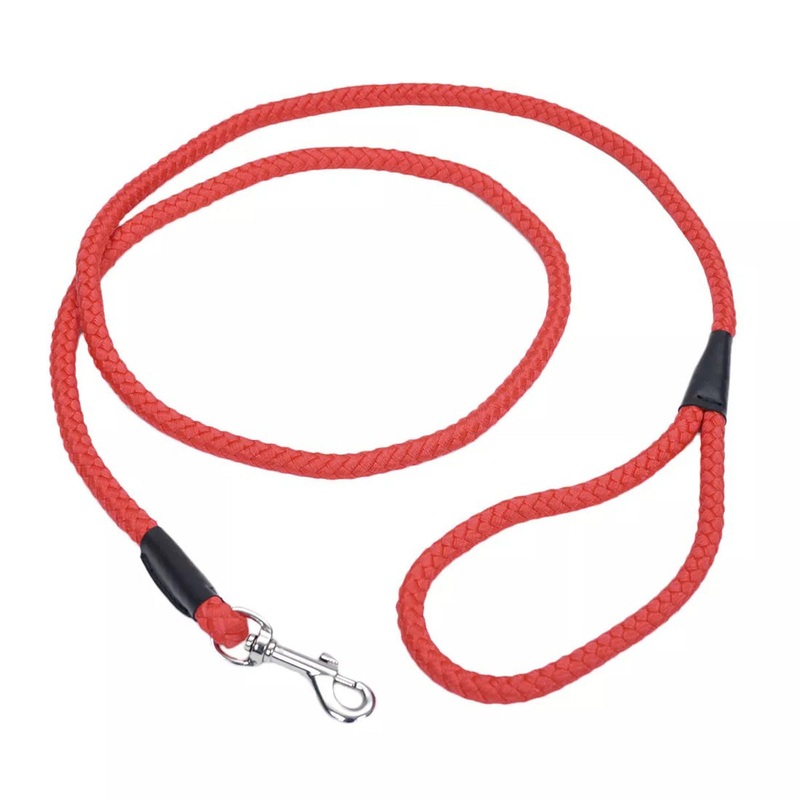 Coastal Rope Dog Leash 1/2x 6′ Red