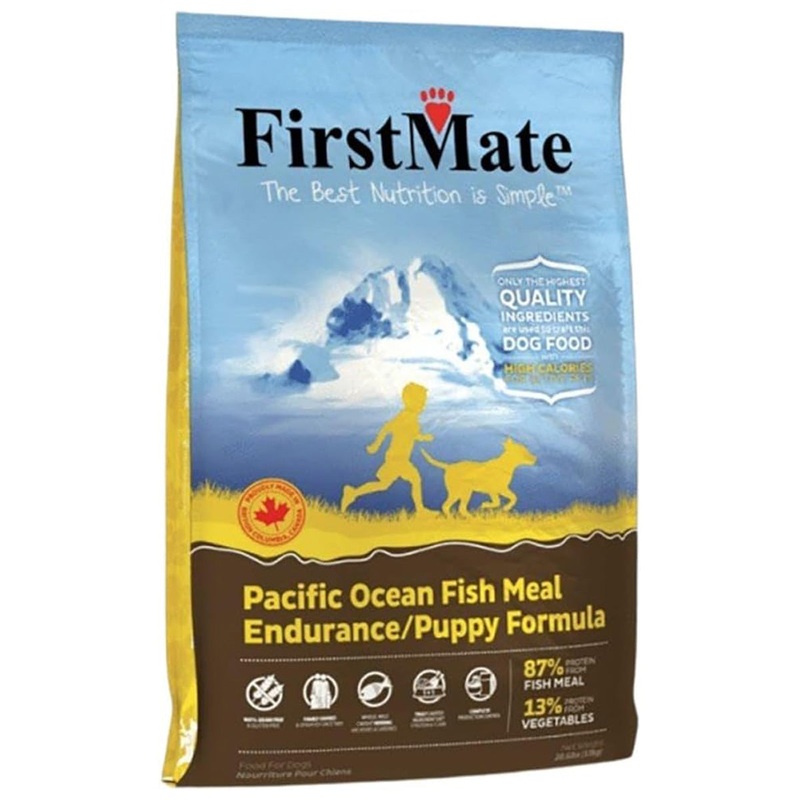 First Mate Limited Ingredient Pacific Ocean Fish Meal Endurance Puppy Dry Dog Food 25lb