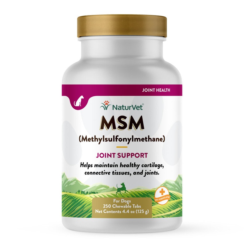 NaturVet MSM Chewable Tablets 250ct