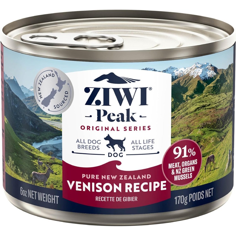 Ziwi Peak Grain-Free Wet Dog Food – Venison-  6oz Can