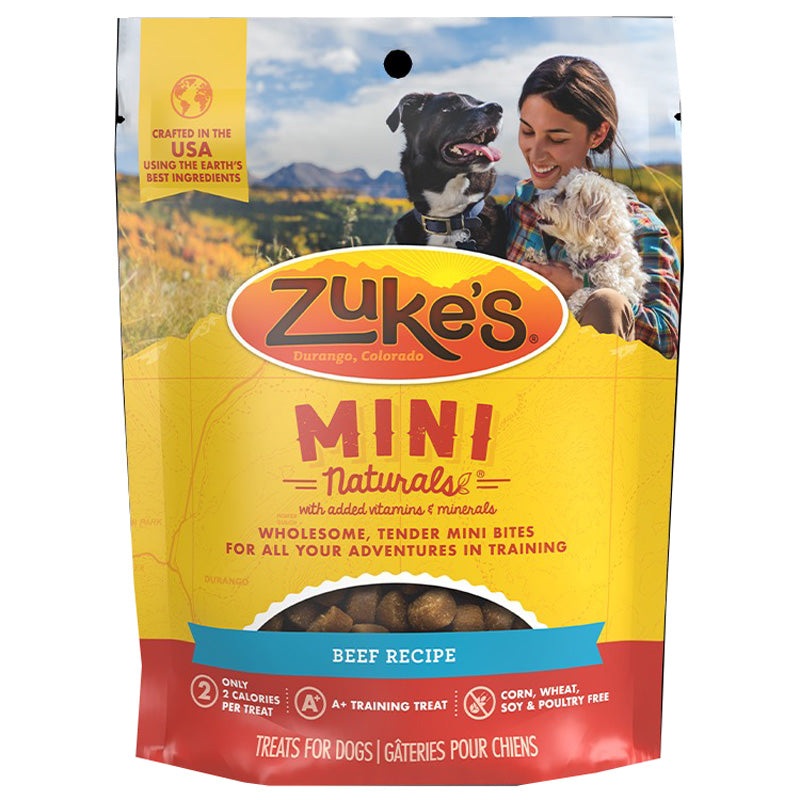 Zuke’s Mini Naturals Beef Recipe Dog Treats 1lb