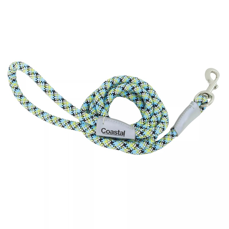 Coastal Pro Active Woven Reflective Rope Leash 1 x 6′ North Sky Net