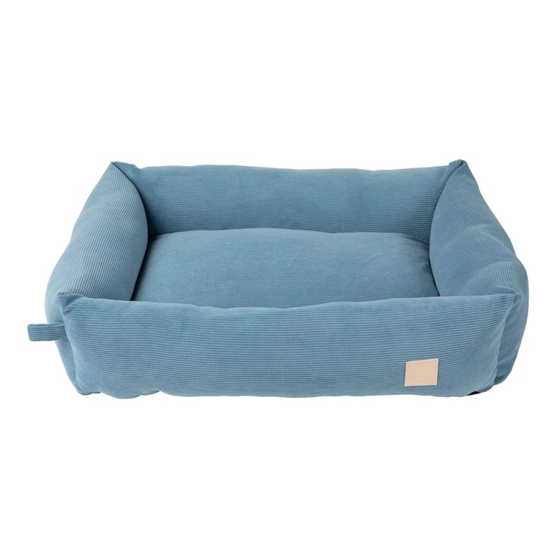 FuzzYard Life Bed – Corduroy Bed for Dogs – French Blue Small