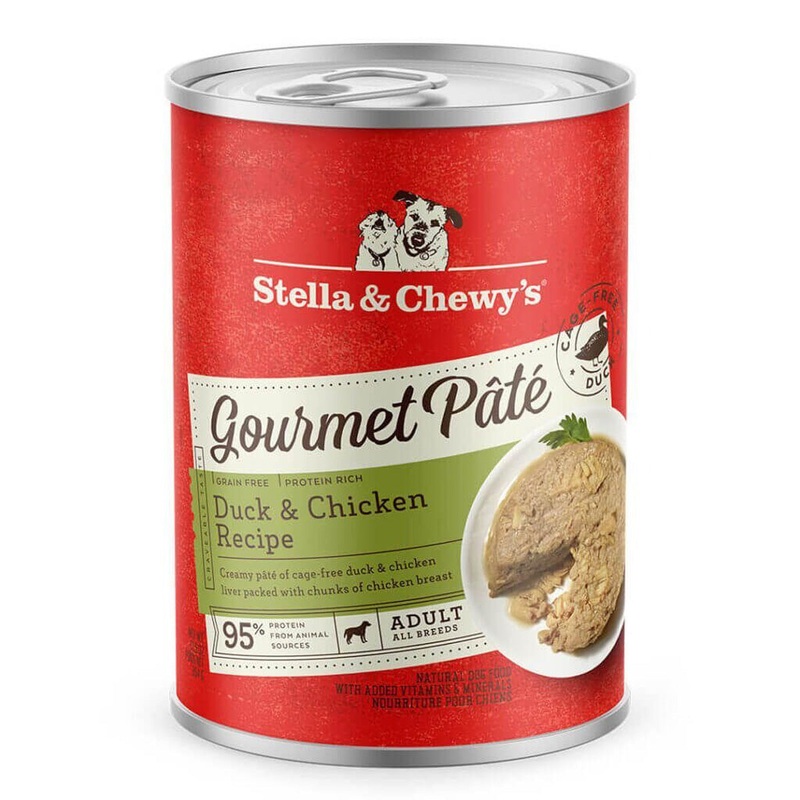 Stella & Chewy’s Gourmet Duck Chicken Pate Wet Dog Food 12.5oz