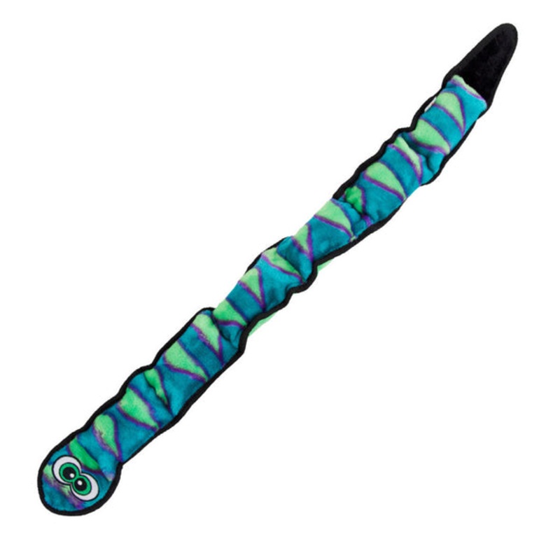Outward Hound  6 Squeak Invincible Snake Blue
