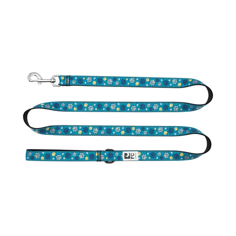 RC Pet Products Dog Leash 1 x 6′ Fresh Tracks Teal