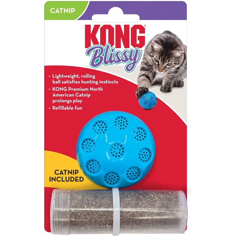 KONG Blissy Mesh Ball W/Catnip Cat Toy