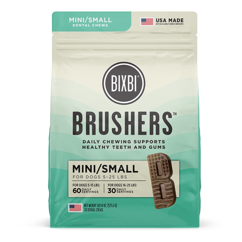 Bixbi Brushers Dog Dental Chews 18.54oz 30ct