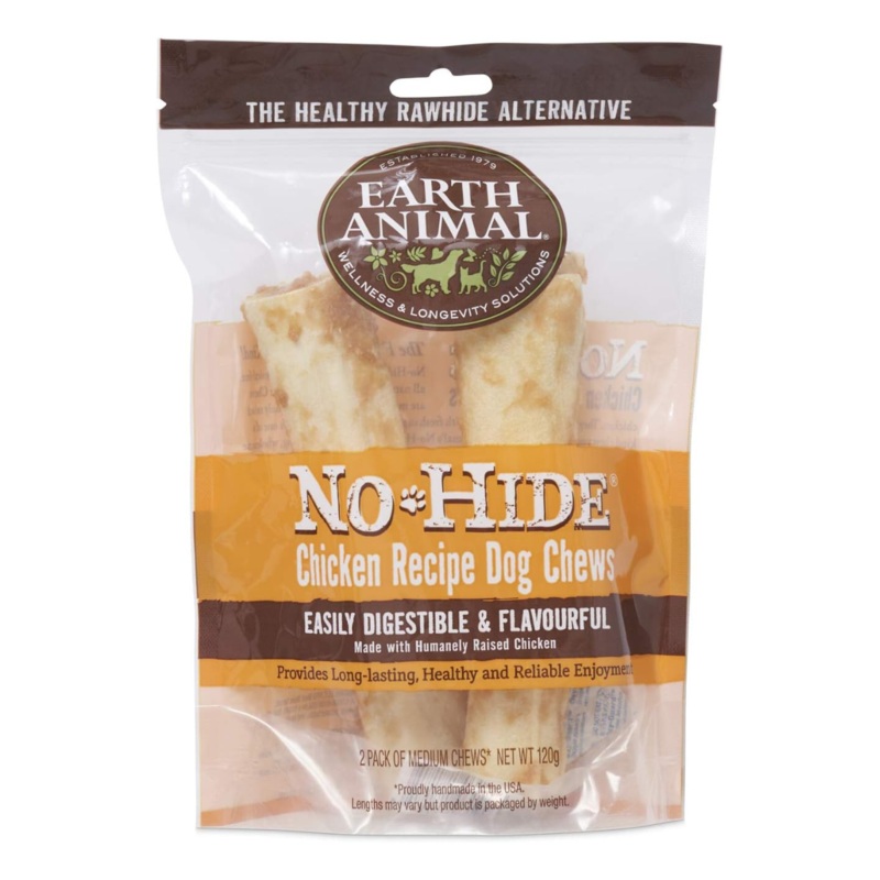 Earth Animal No Hide Chicken Chews Dog Treats 11 2pk