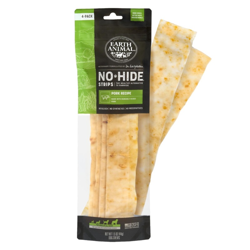 Earth Animal No Hide Pork Chews Dog Treats 11 2pk
