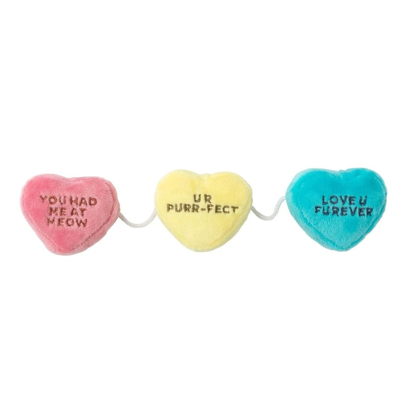 FuzzYard Candy Hearts Cat Toy