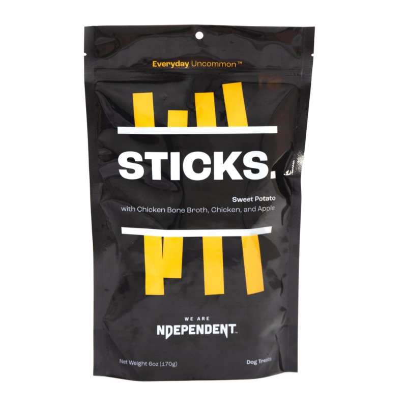 Ndependent Sticks Sweet Potato & Chicken Bone Broth Dog Treats 6oz