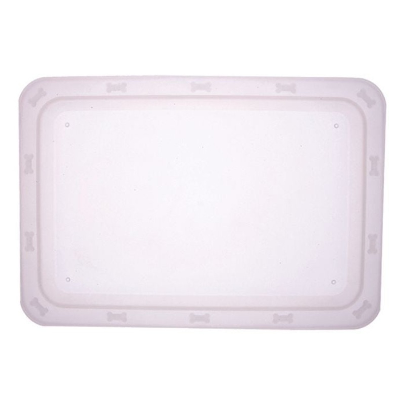 Petrageous Bone ‘n Up for Dinner Tray Non Slip Clear