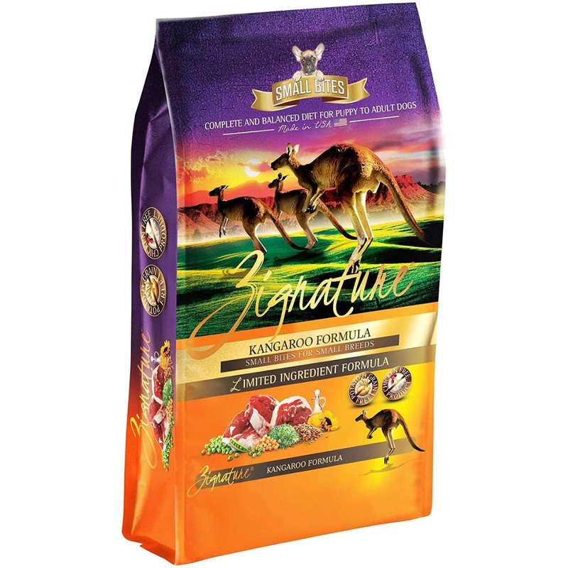 Zignature Small Bites Dry Dog Food – Kangaroo – 12.5lb Bag