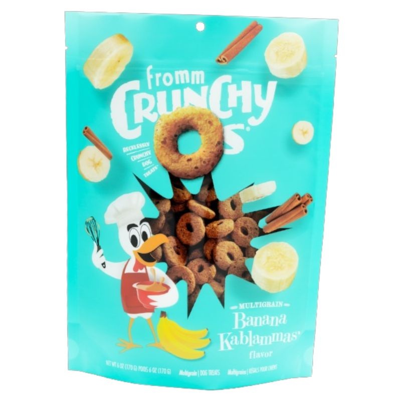 Fromm Crunchy O’s Banana Kablammas Dog Treats 26oz
