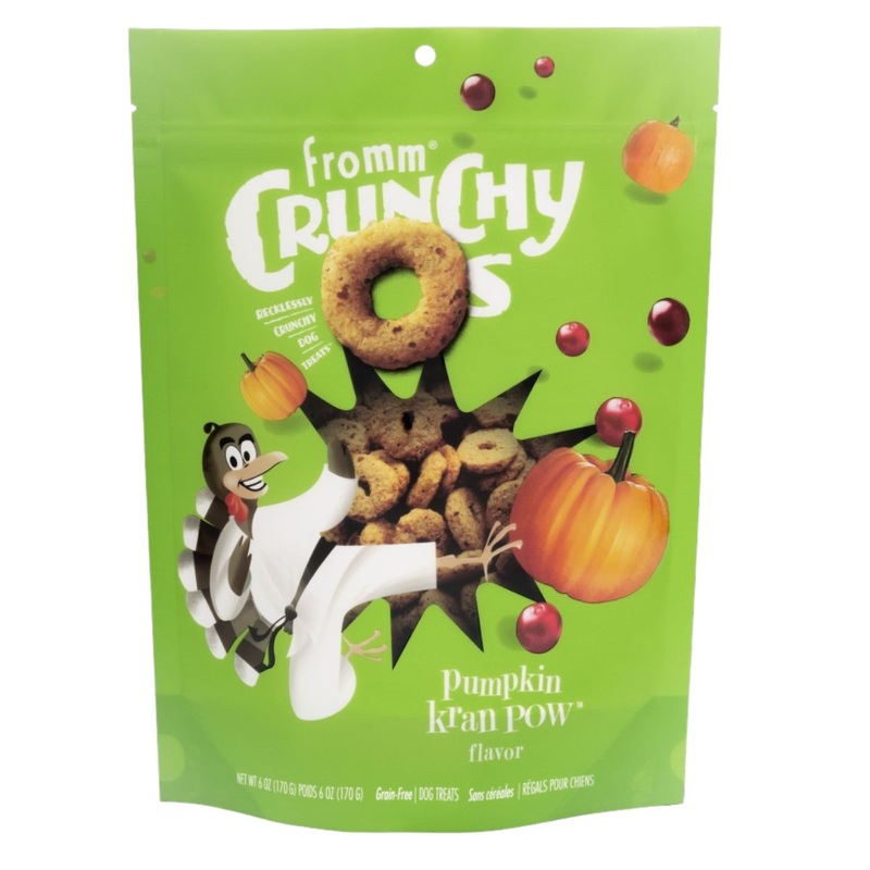Fromm Crunchy O’s Pumpkin Kran Pow Dog Treats 26oz