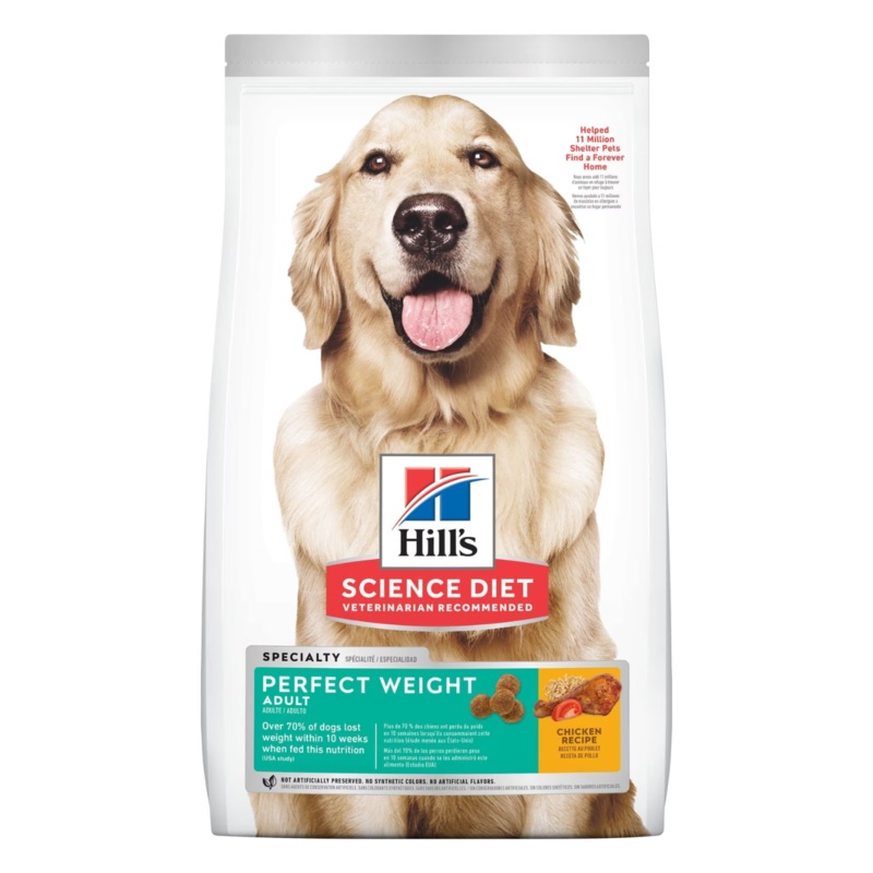 Hill’s Pet Nutrition Perfect Weight Chicken Recipe Dog Food 12lb