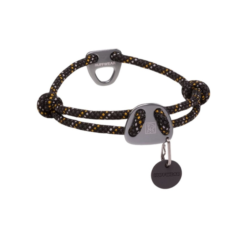 RuffWear Knot-a-Collar Rope Dog Collar 20-26 Obsidian Black