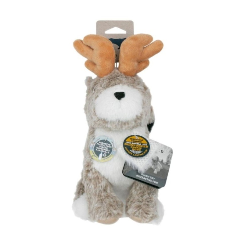 Tall Tails Plush Jackalope Twitchy 9 Dog Toy