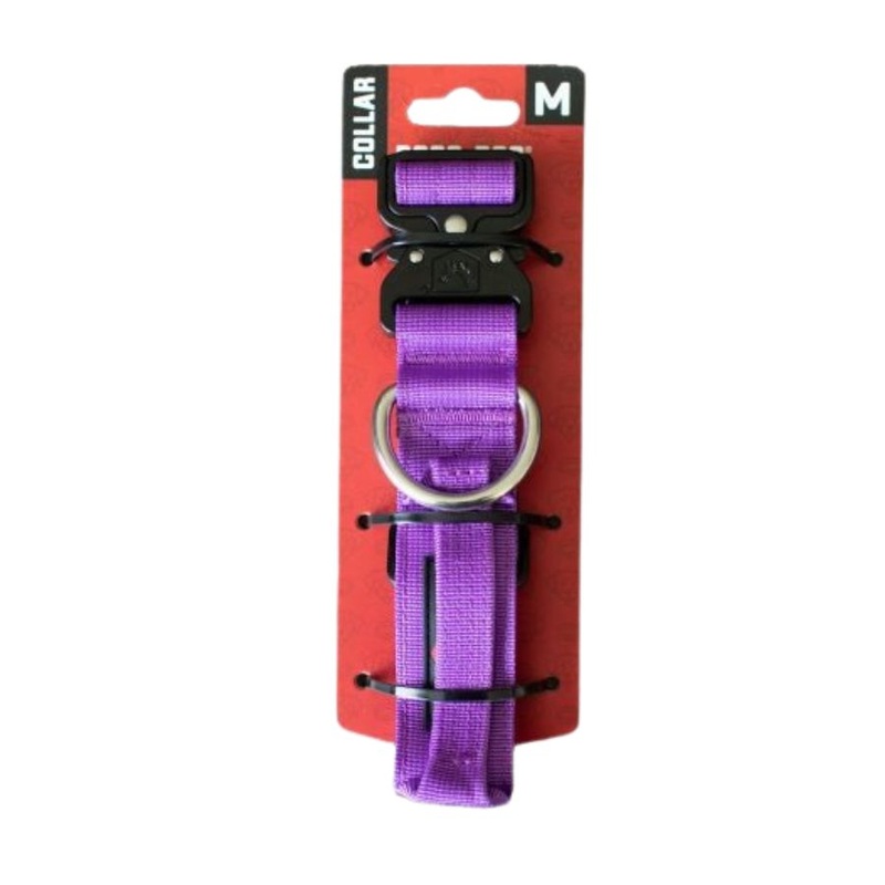 Boss Dog Collar Solid 1.5 Wide Medium Purple