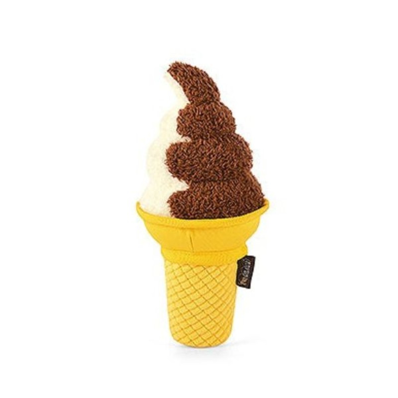 P.L.A.Y. Snack Attack Swirls n’ Slobbers Soft Serve Dog Toy