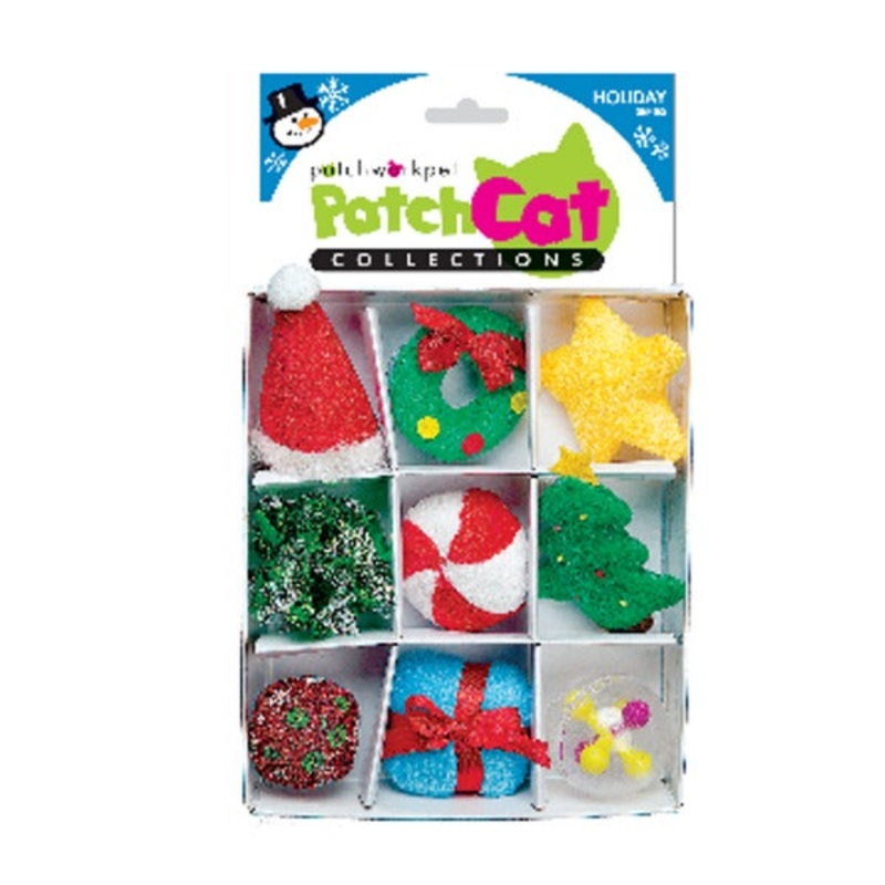 Patchwork Pet Holiday Box 3 Cat Toys
