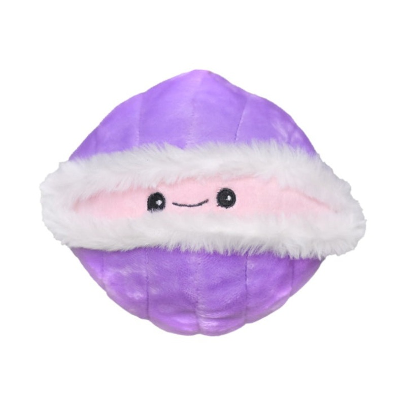 PatchWork Pet Prickles Clam With Pearl 5 Dog Toy