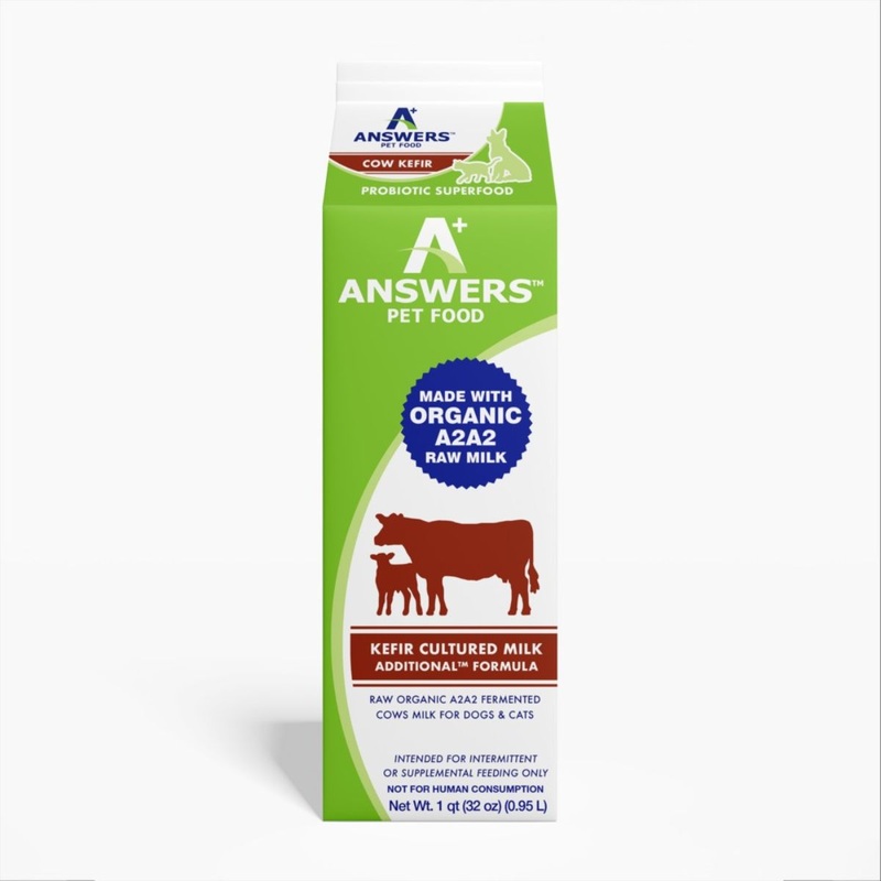 A+ Answers Fermented Raw Cow Milk Kefir 1 Quart