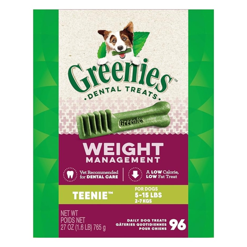 Greenies Weight Management Teenie Dog Dental Treats 96 count 27oz