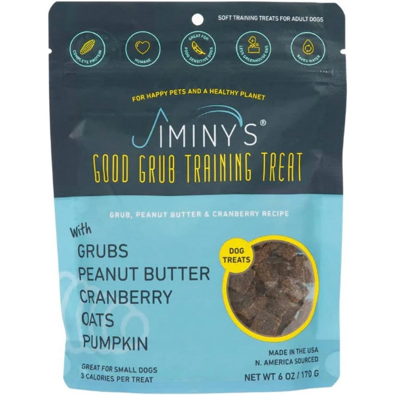 Jiminy’s Soft Treat Peanut Butter Cranberry Dog Training Treats 6oz