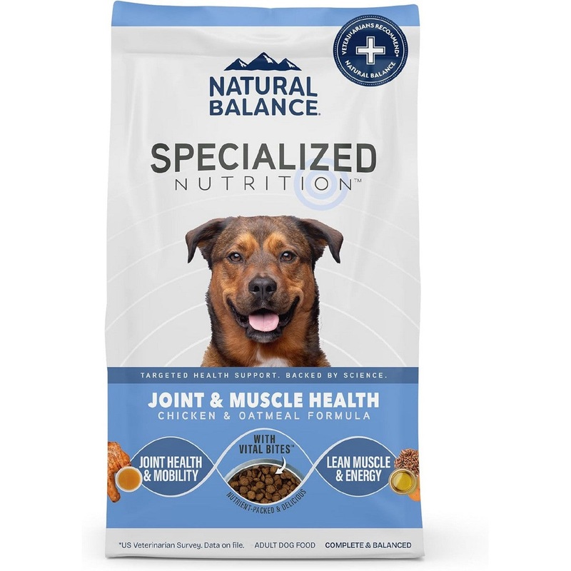 Natural Balance Joint & Muscle Health Dry Dog Food – Chicken & Oatmeal – 3.5lb