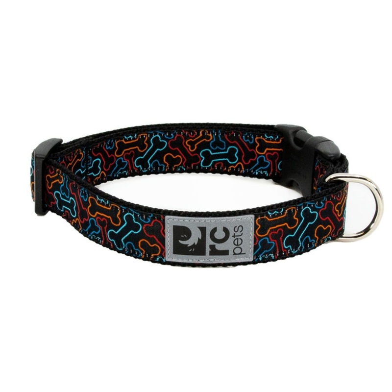 RC Pets Clip Dog Collar Large 1 Bones