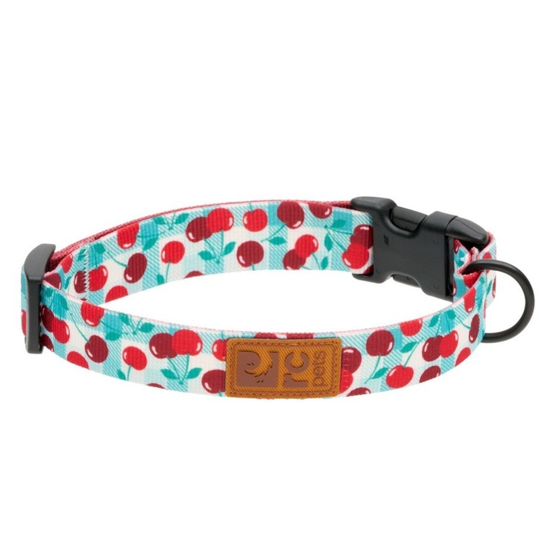 RC Pets Eco Clip Dog Collar Medium Cherry Picnic