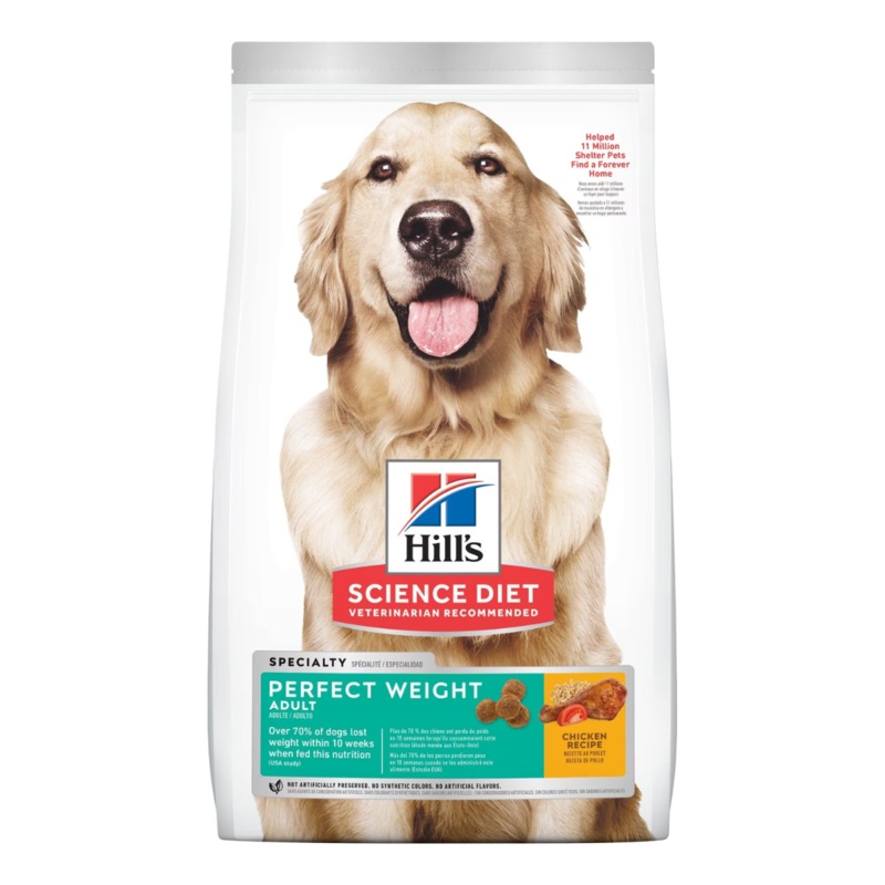 Hill’s Pet Nutrition Perfect Weight Chicken Recipe Dog Food 25lb