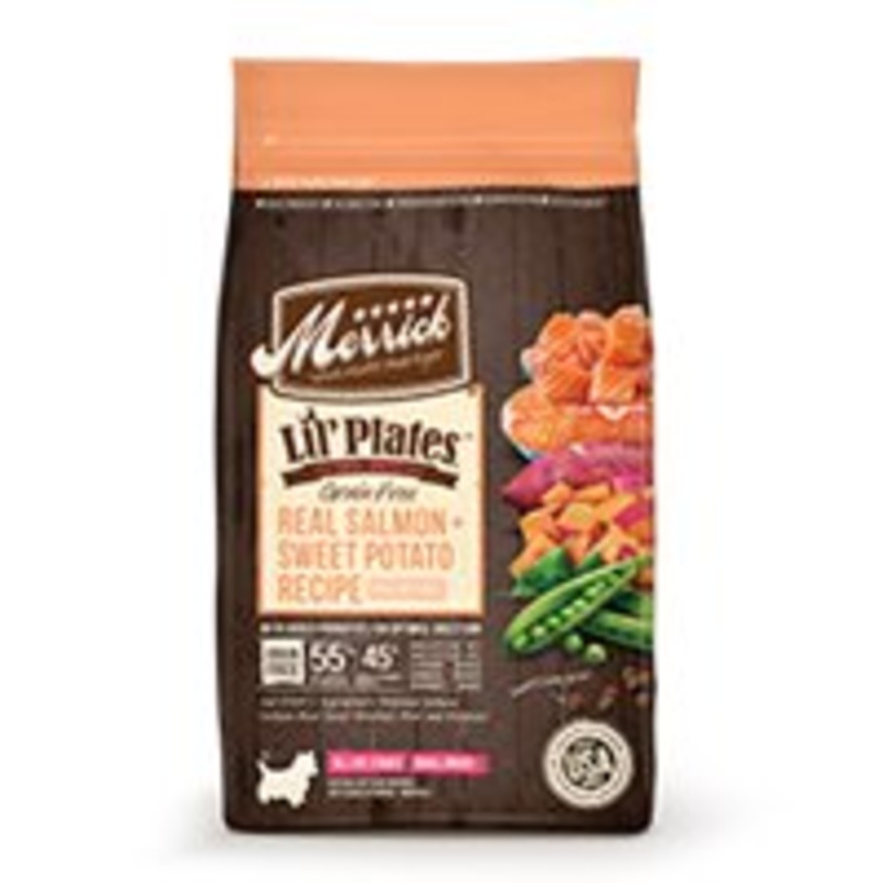 Merrick Lil Plates Salmon & Sweet Potato Recipe Dry Dog Food 4lb
