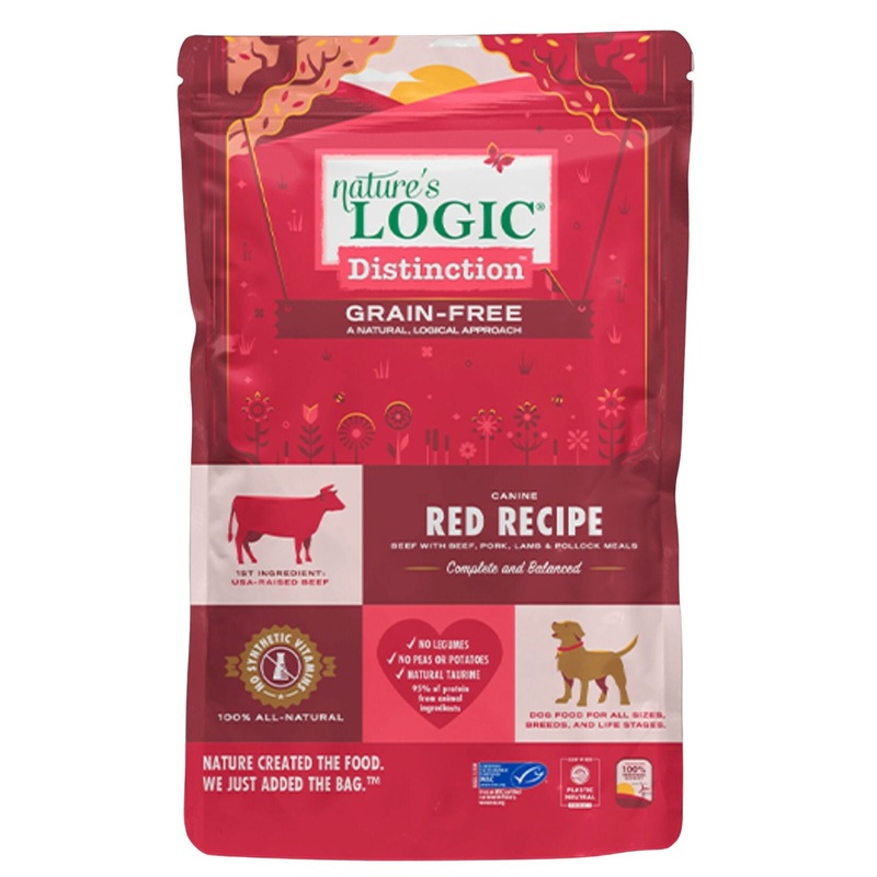 Nature’s Logic Grain Free Distinction Red Recipe Dog Food 24lb