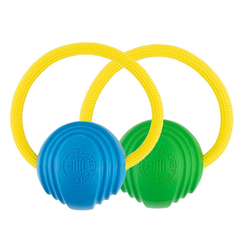 Project Hive Looped Ball – 2-pack, use with Hive Zoomer, blue/green